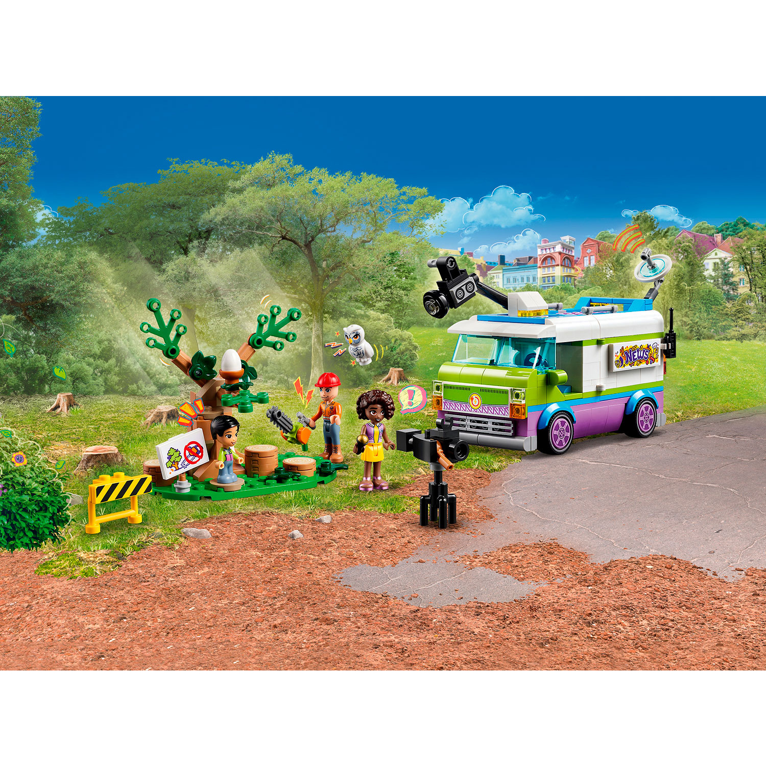 Конструктор LEGO Friends Фургон репортера - фото 11