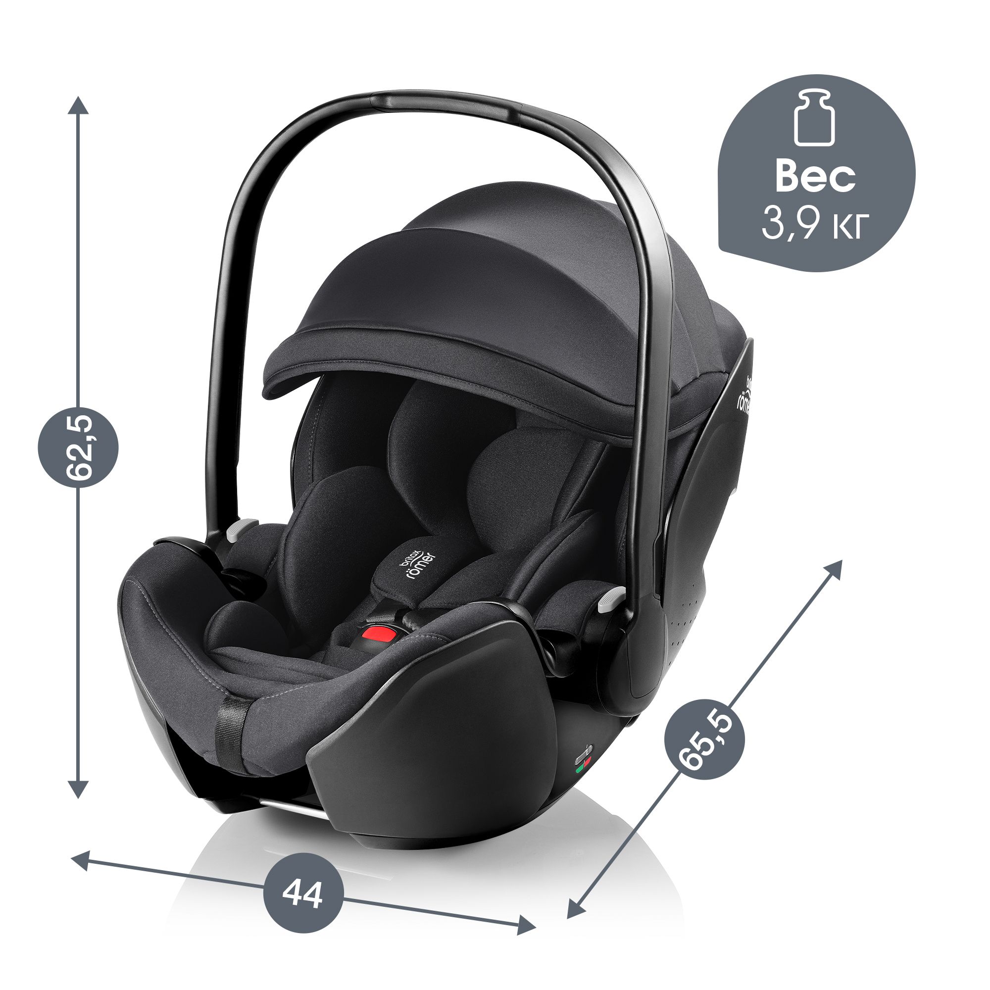 Автокресло Britax Roemer Baby-Safe PRO 0+/1 (0-18 кг) - фото 12