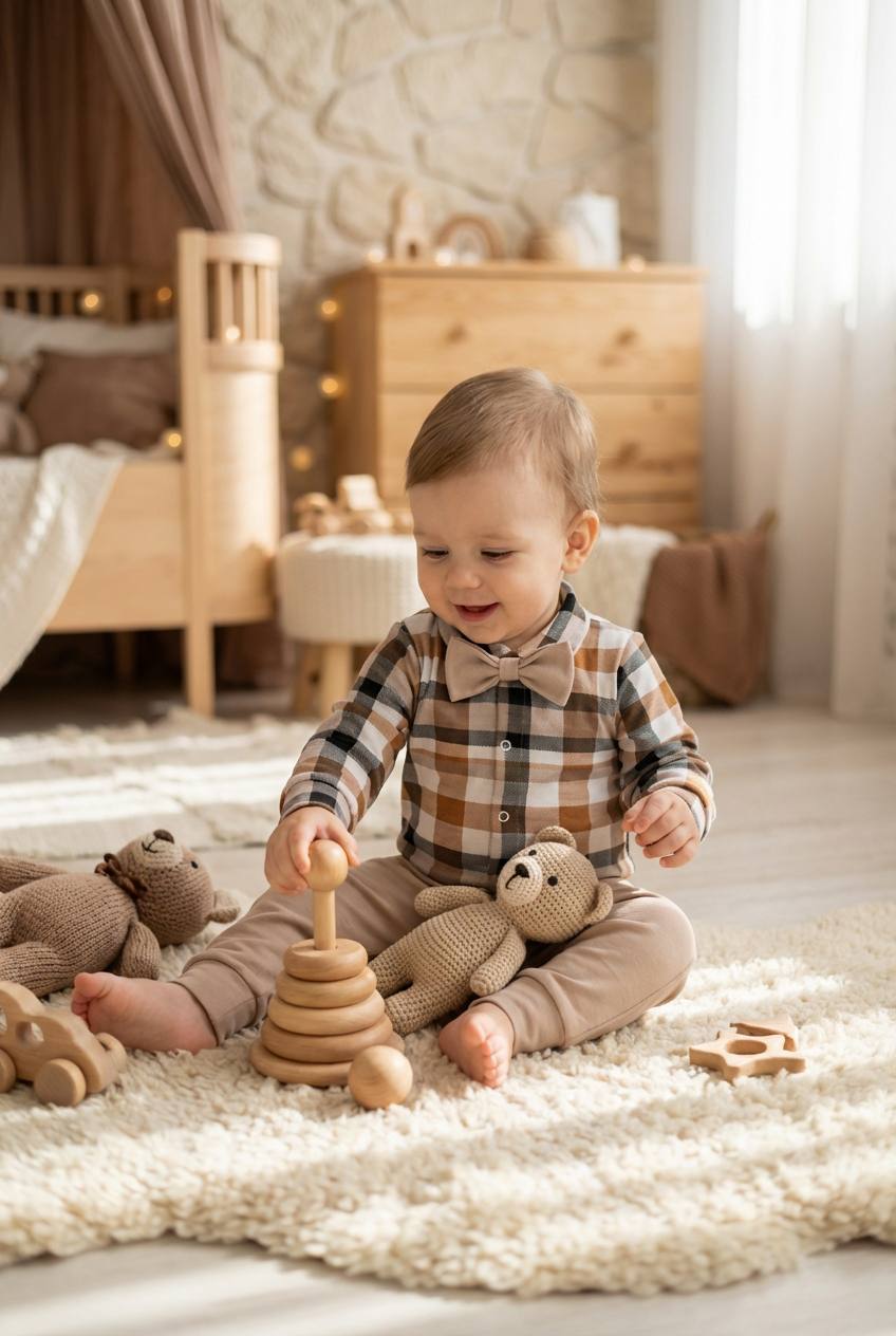 Боди с бабочкой и штанишки Жанэт Ж2351/752 - фото 7