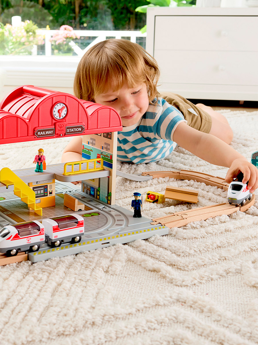 Набор железнодорожный Hape E3877_HP - фото 2