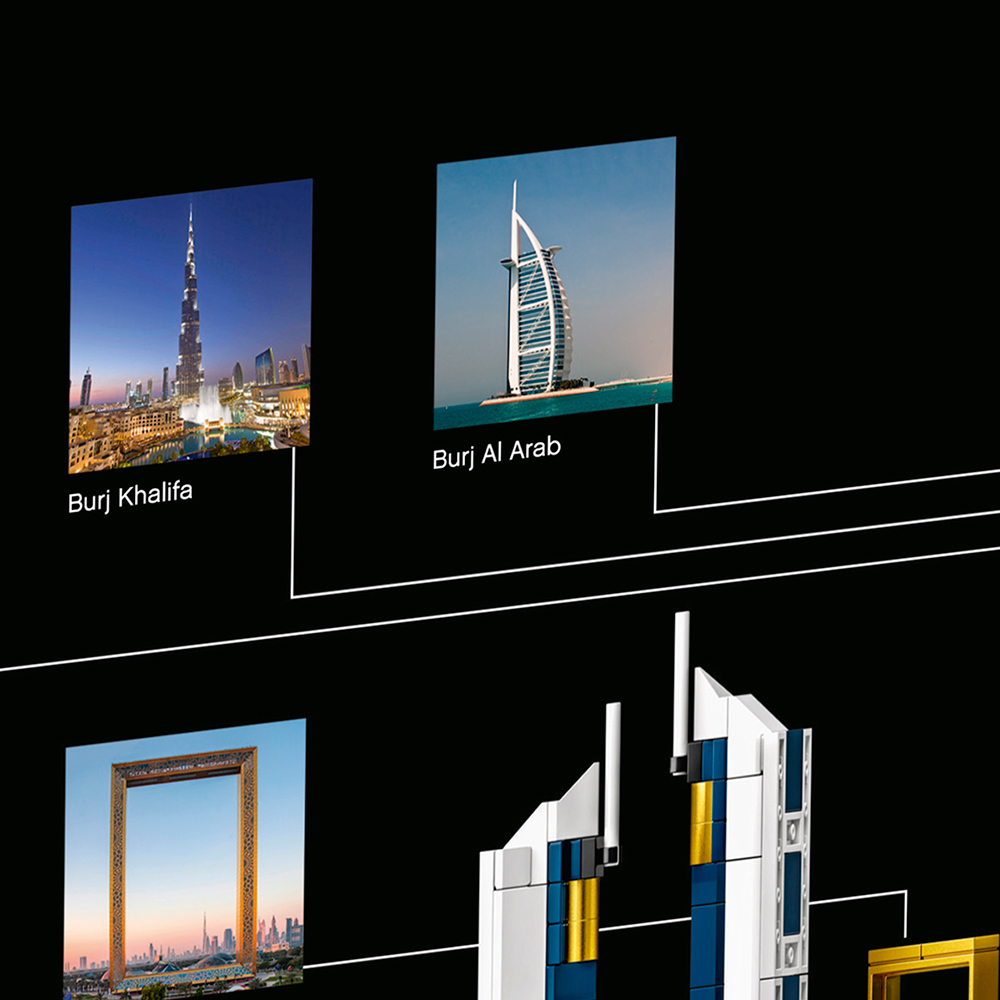 Конструктор LEGO Architecture Дубай 21052 1880 дет. - фото 2