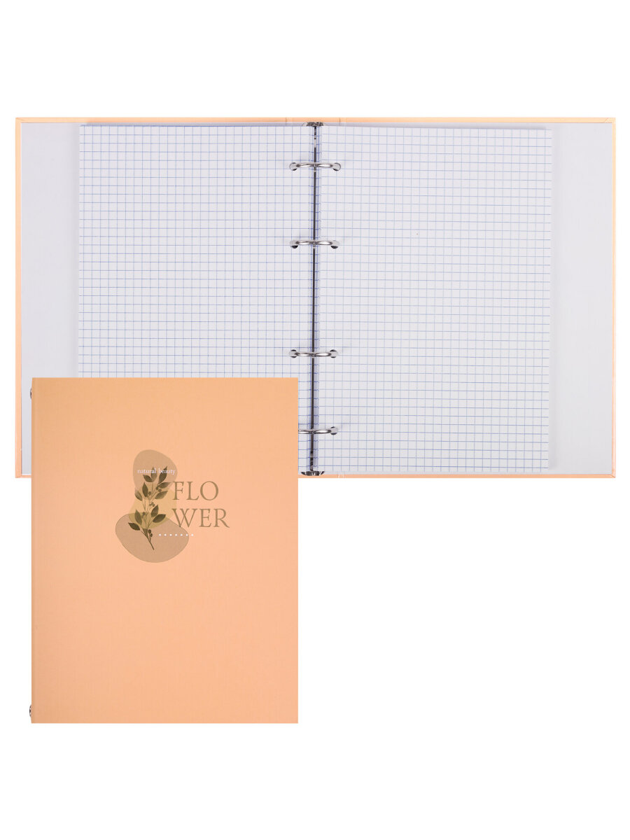 Тетрадь со сменным блоком Brauberg клетка 120 лист. - фото 8