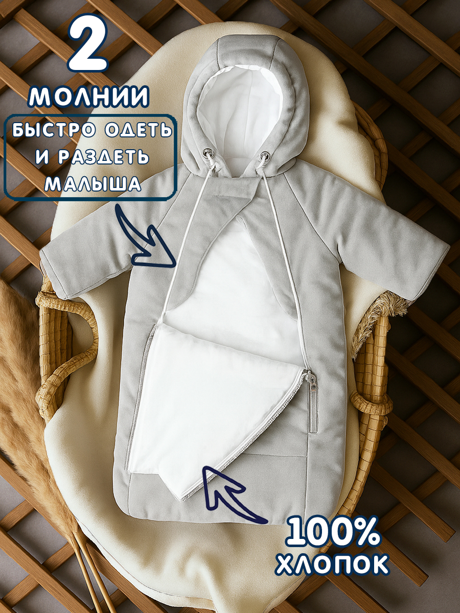 Конверт-комбинезон СОННЫЙ ГНОМИК 926/55 - фото 15