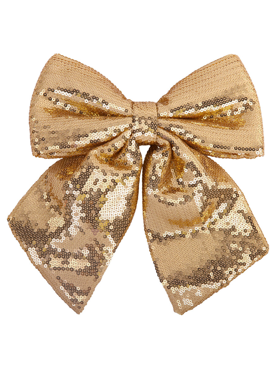 Елочные игрушки Золотая сказка украшение новогодней елки Бант с пайетками 20x22 см - фото 7