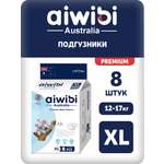 Подгузники AIWIBI Premium XL 8 шт.