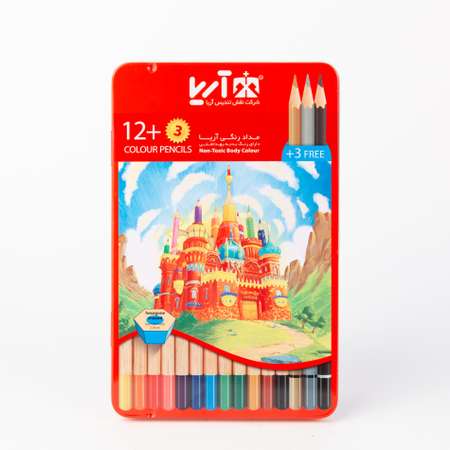 Карандаши цветные ARYA 15 шт.