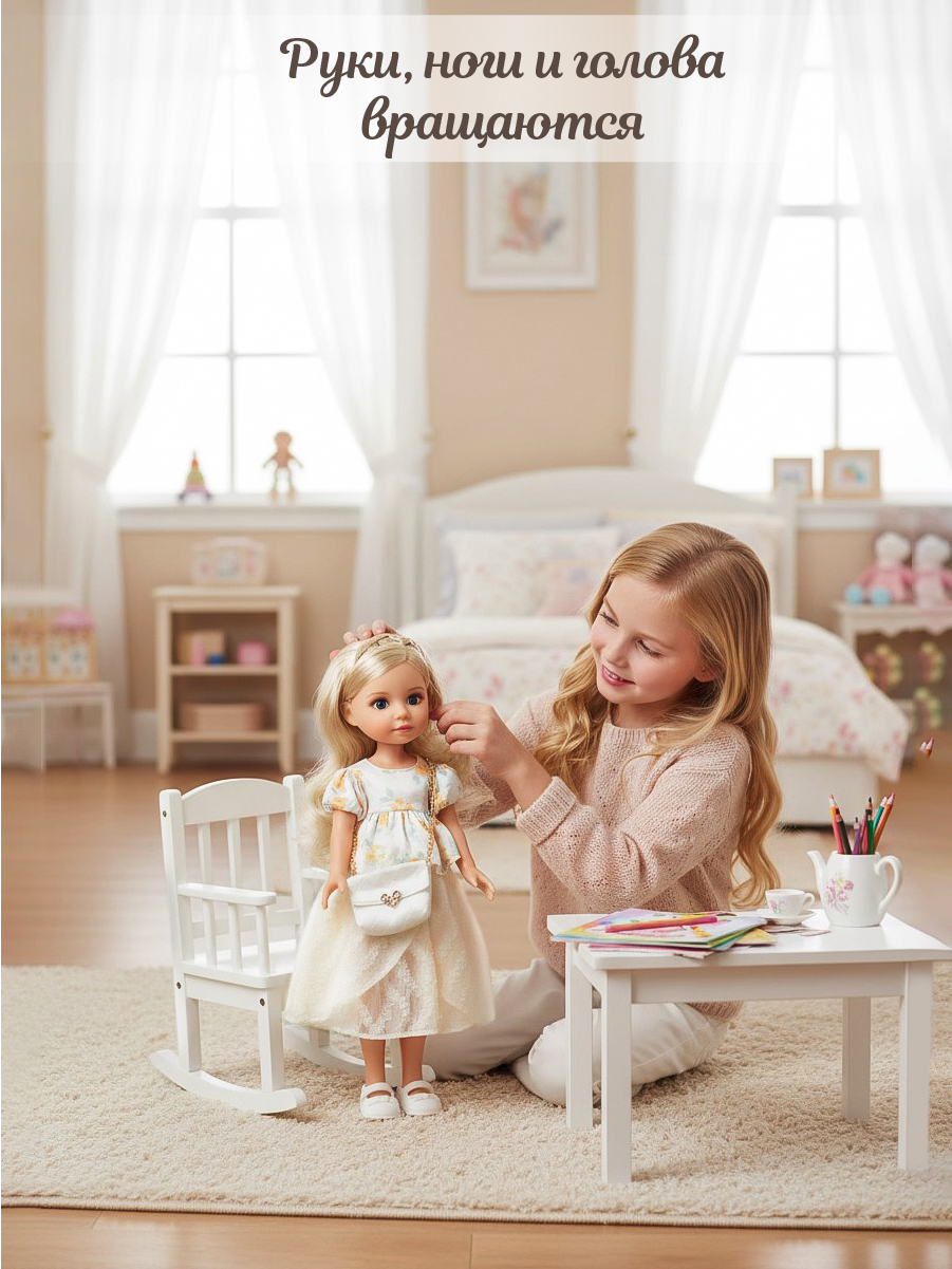 Кукла классическая Veld Co высота 36 см 136522 - фото 4