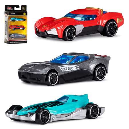 Игровой набор AUTODRIVE Машинки металлические 3шт 1:64
