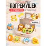Игрушка Mamagoods погремушка с грызунками в кейсе 12шт