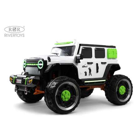 Электромобиль RIVERTOYS М003БХ-WHITE С пультом ДУ