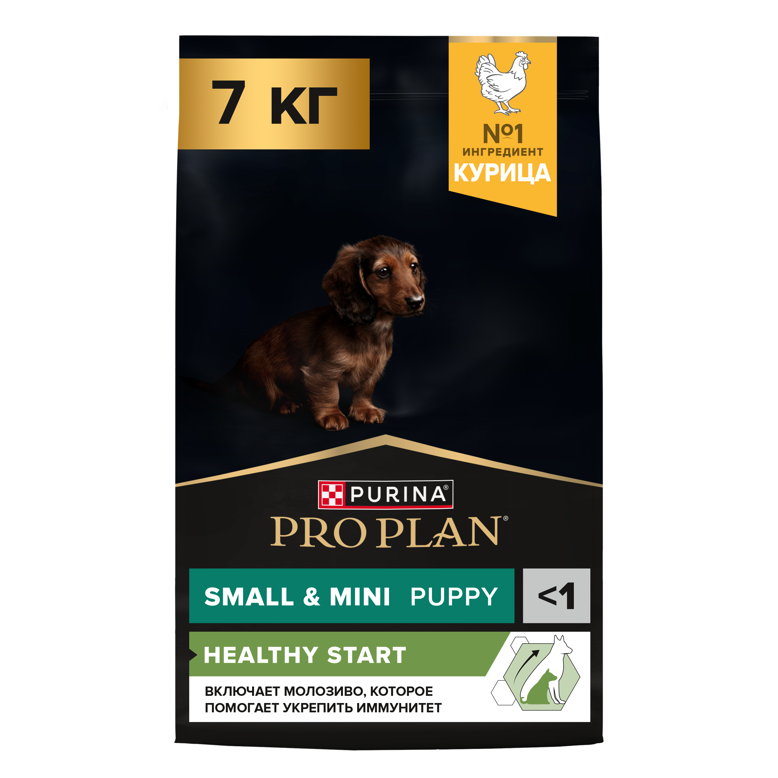 Корм сухой для щенков PRO PLAN HEALTHY START 7 кг с курицей для мелких и карликовых пород - фото 1