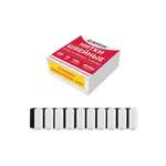 Нитки для шитья Develia армированные 40ЛШ 200 м швейный набор 20 штук с иголками белые черные