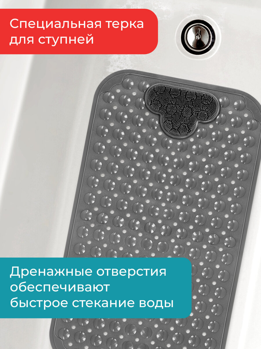 Коврик для ванной PRIMILA 40 x 70 см - фото 5