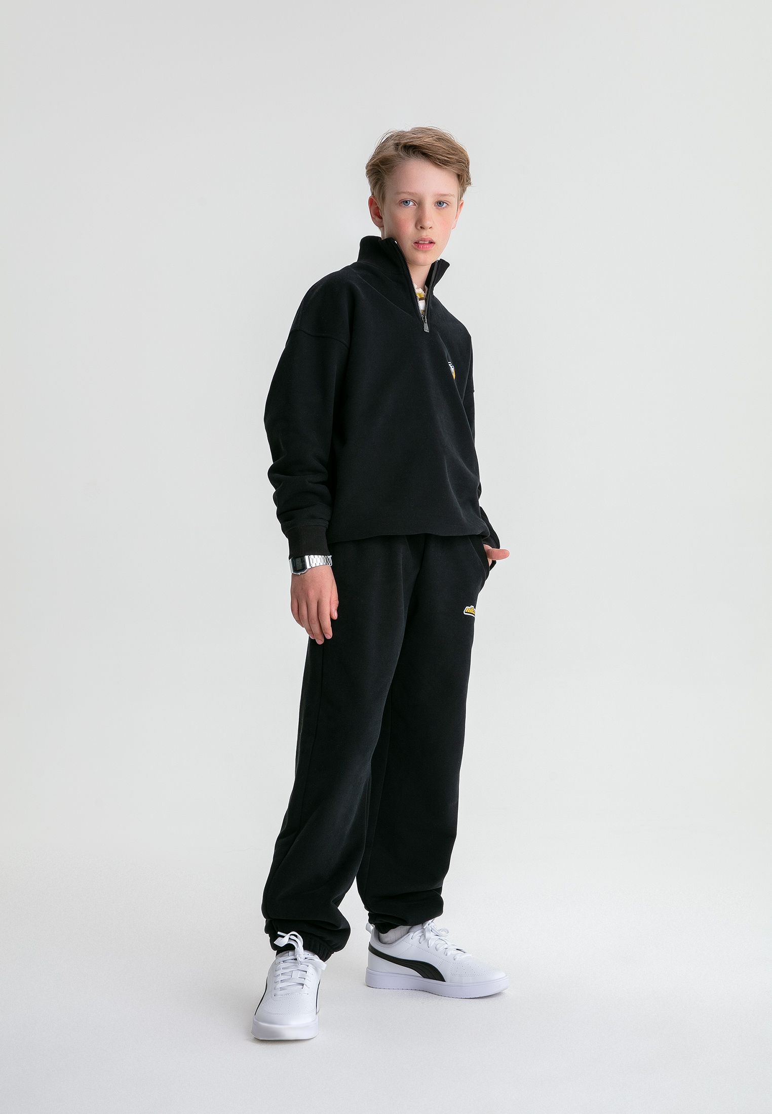 Толстовка Nikasport U7LD32-BLK - фото 2