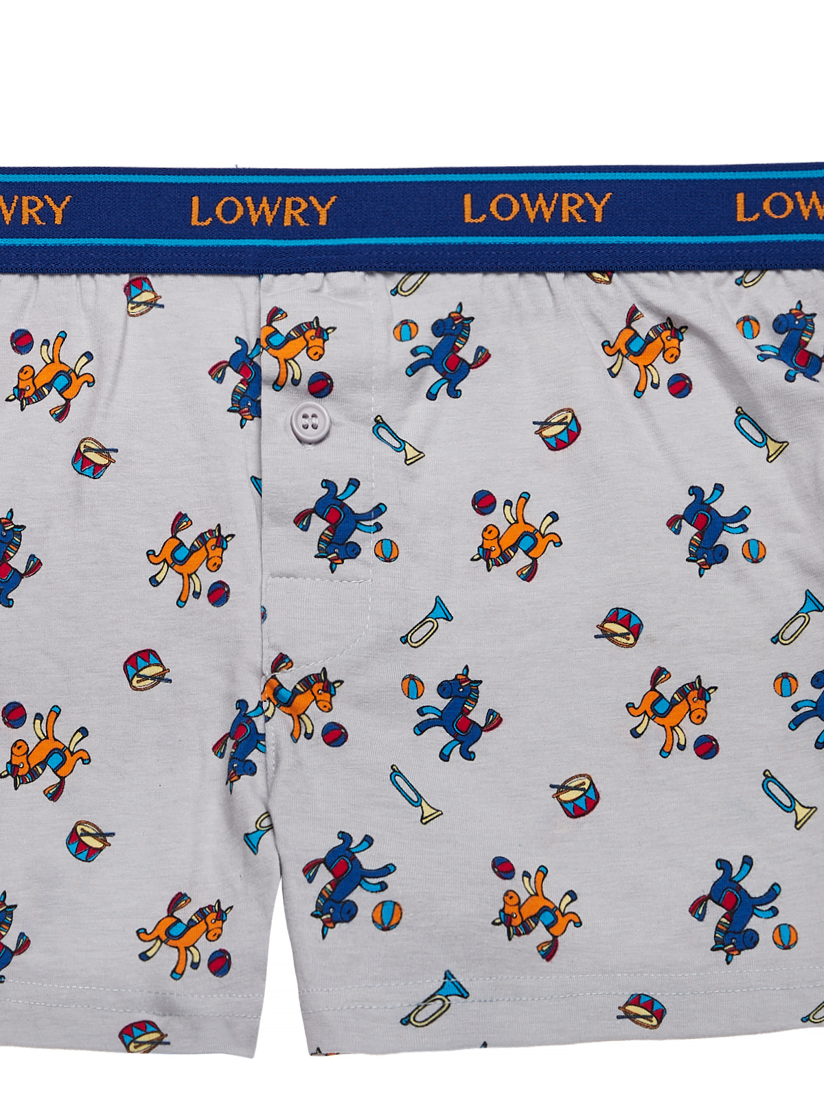 Трусы 4 шт Lowry BSH-316/BSHL-317-4/Серый_синий - фото 10