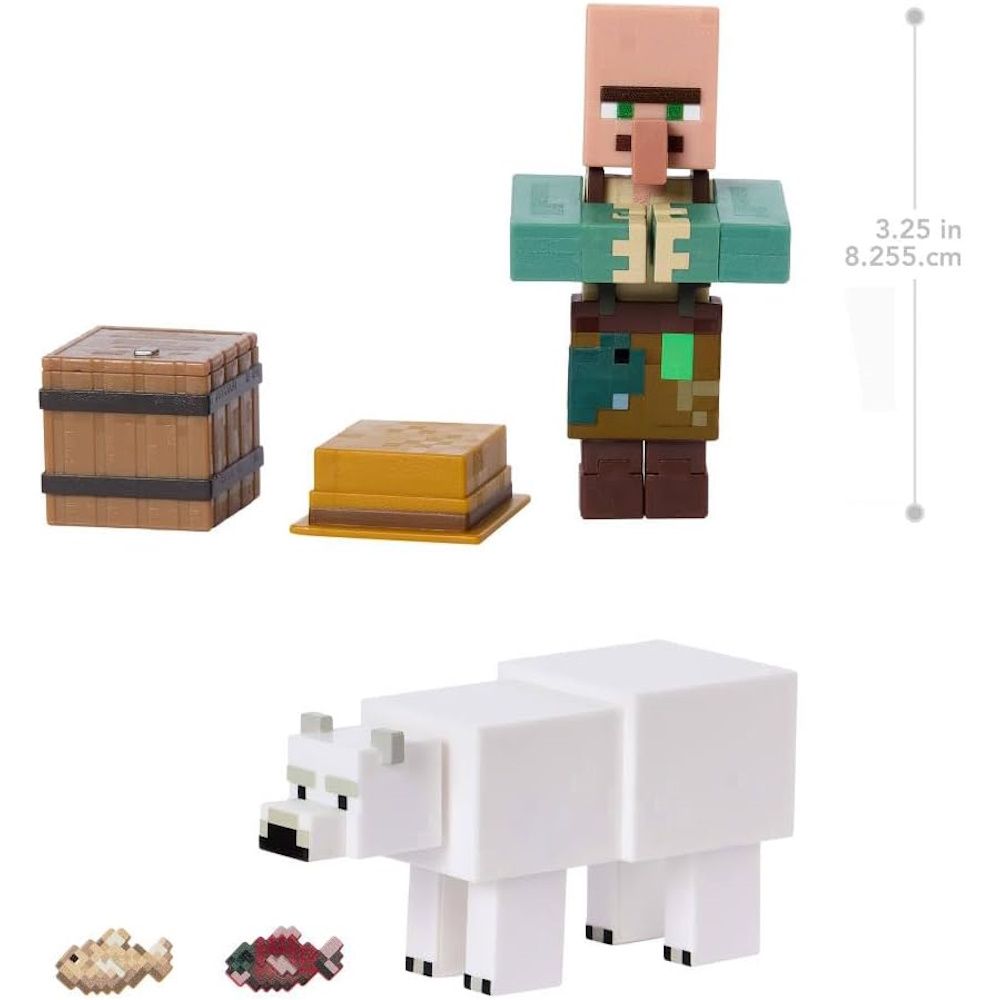 Игровой набор Minecraft Рыбак и Белый медведь - фото 4