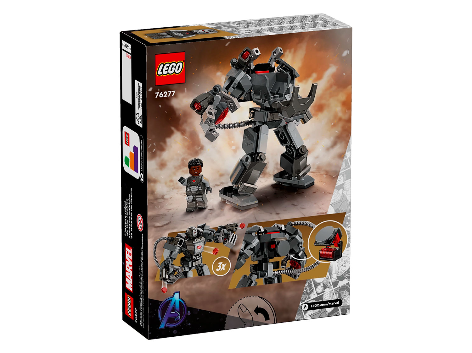 Конструктор LEGO Marvel Super Heroes Механическая броня Воителя 154 дет. - фото 3