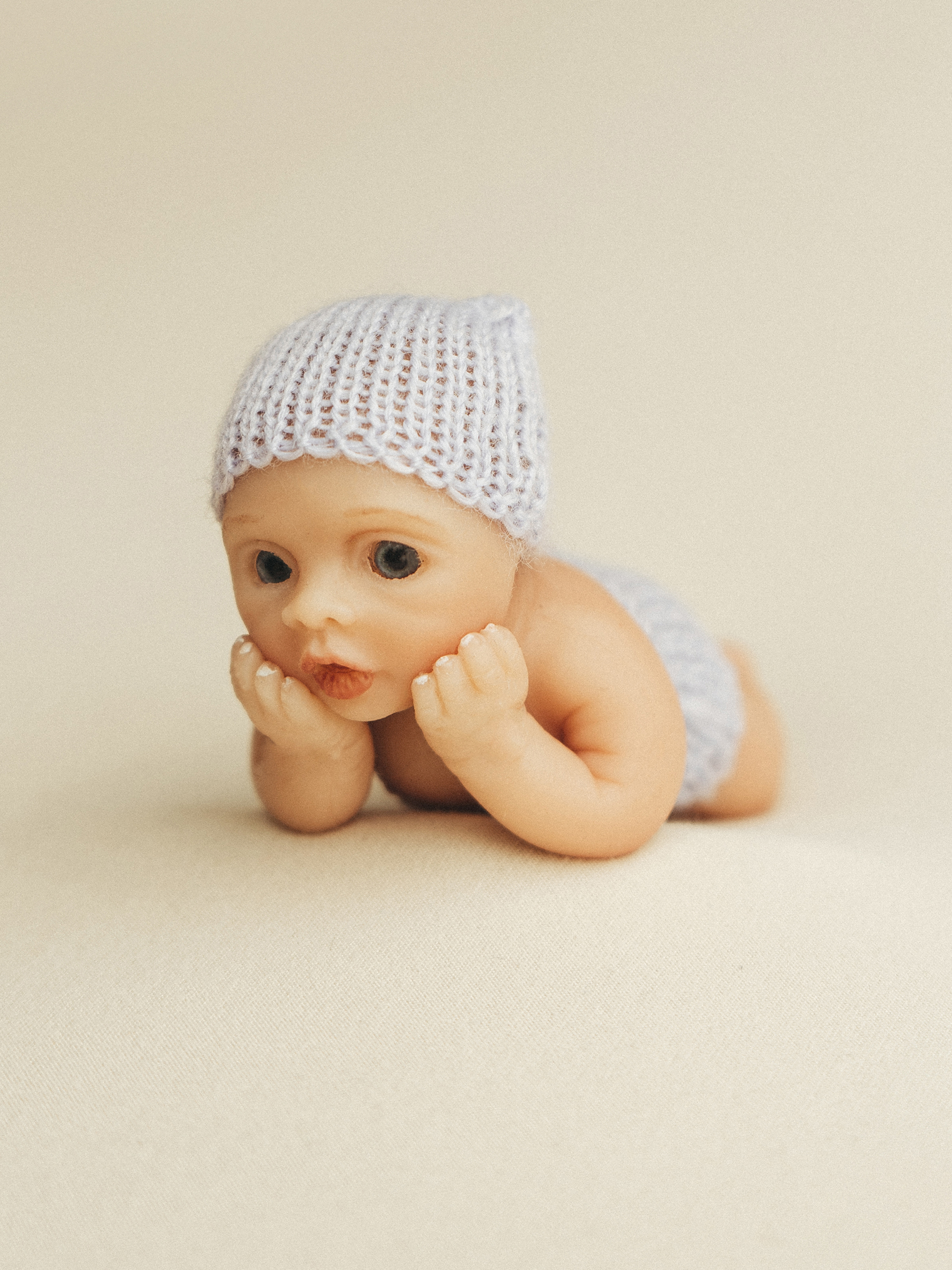 Кукла мини Magic Manufactory Magic baby Пупс Reborn голубой высота 12 см 4631165602271 - фото 3