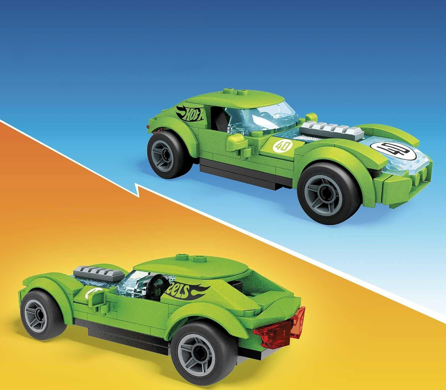 Конструктор Mega Construx Машинка гоночная 90 дет. - фото 2