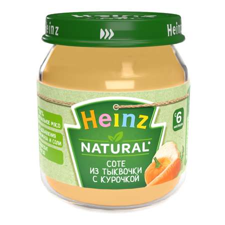Пюре Heinz соте тыква-курочка 120г с 6месяцев