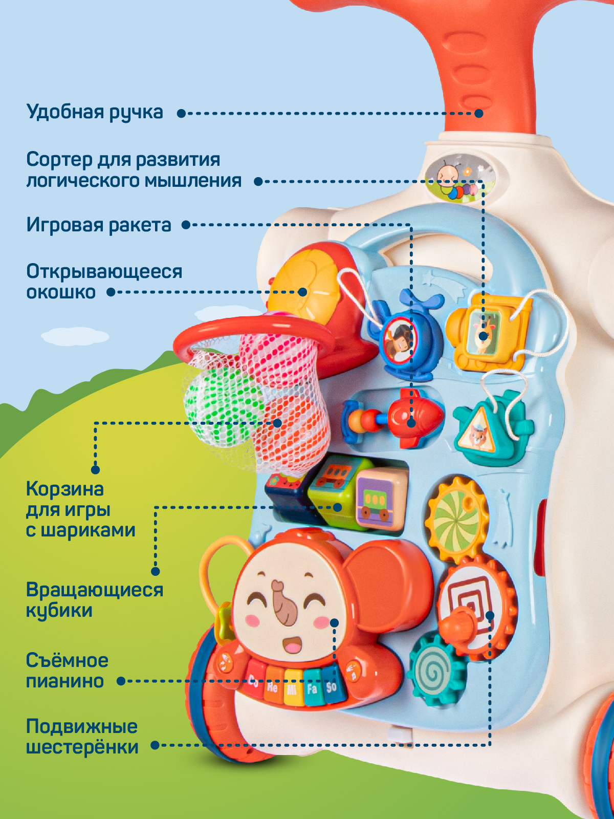 Ходунки Smart Baby - фото 4