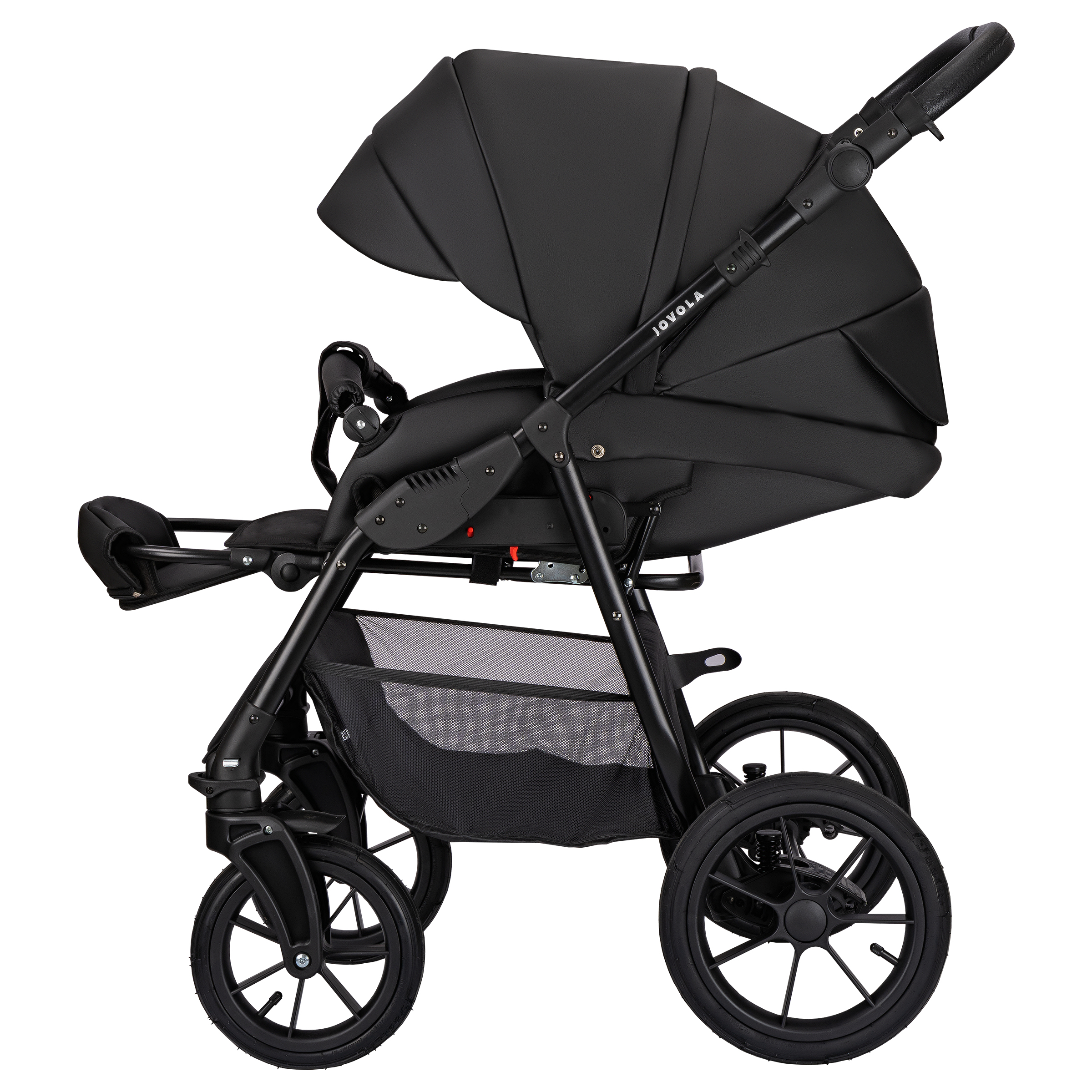 Коляска 2в1 JOVOLA Tessa Eco серый - фото 22