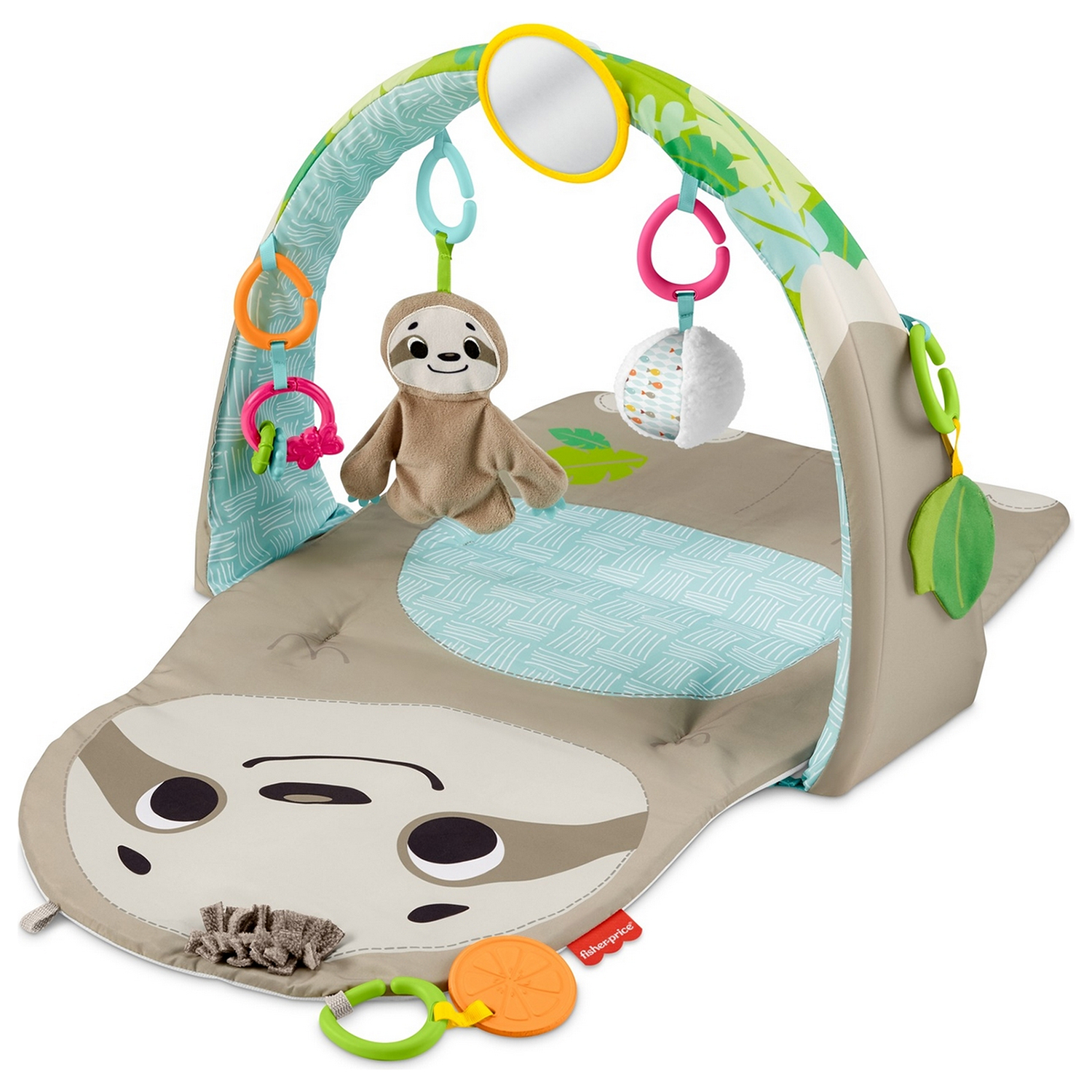 Коврик Fisher Price с дугами Ленивец - фото 1