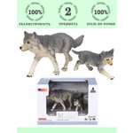 Игровой набор Masai Mara Семья серых волков