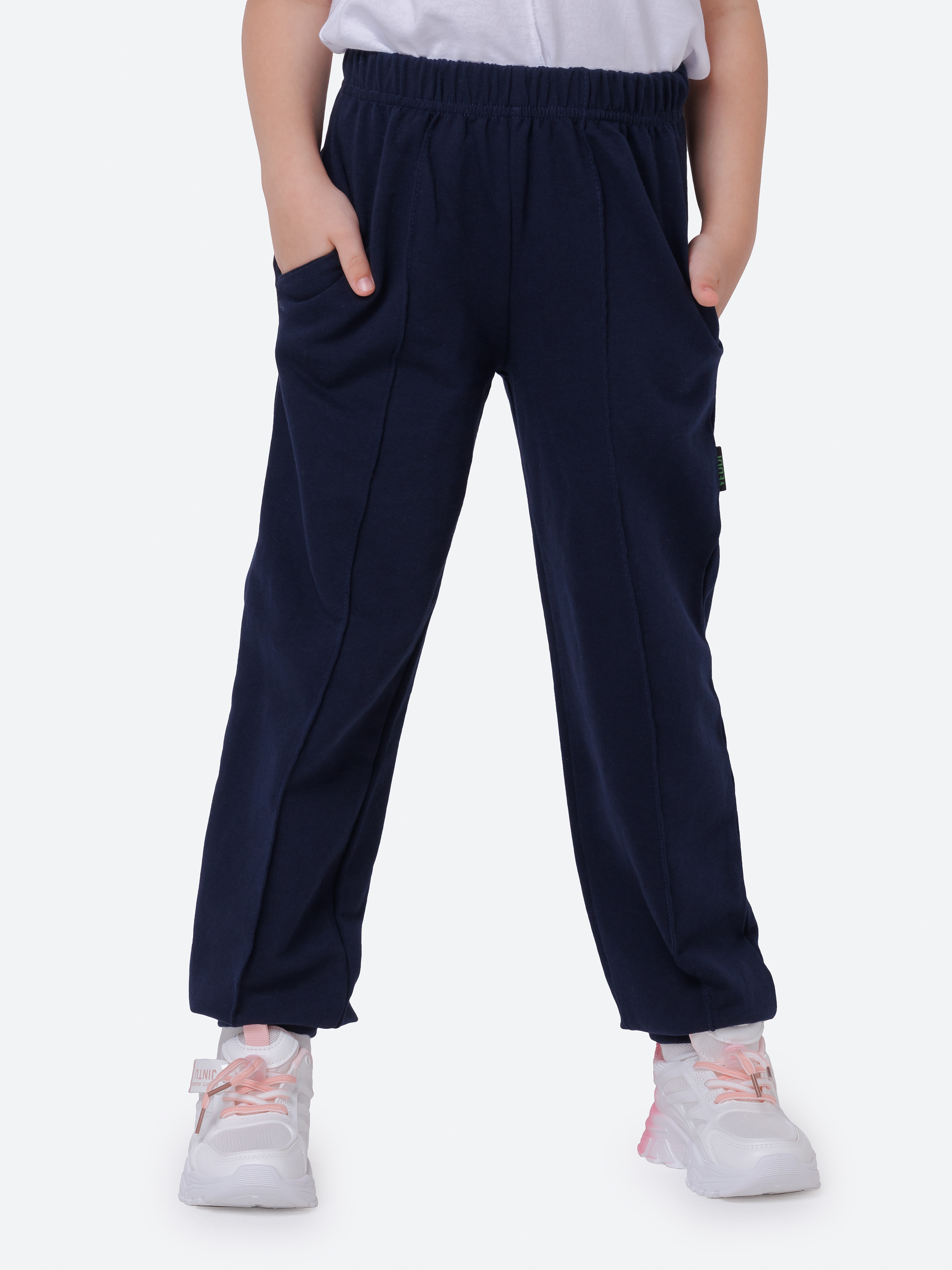 Брюки VEDDI 6041фп-2025-белый/синий - фото 6