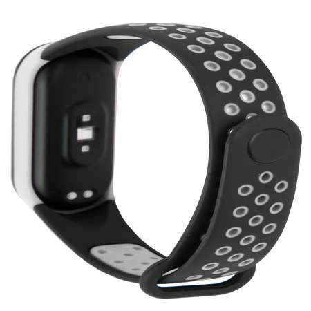 Ремешок RedLine двухцветный Xiaomi Mi Band 4-Mi Band 3 черный с белым