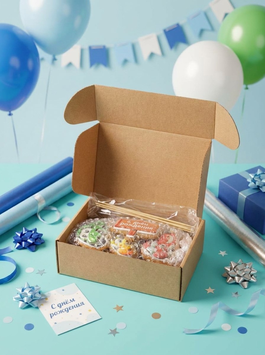 Имбирные пряники Art Sweets Украшение на торт - фото 2