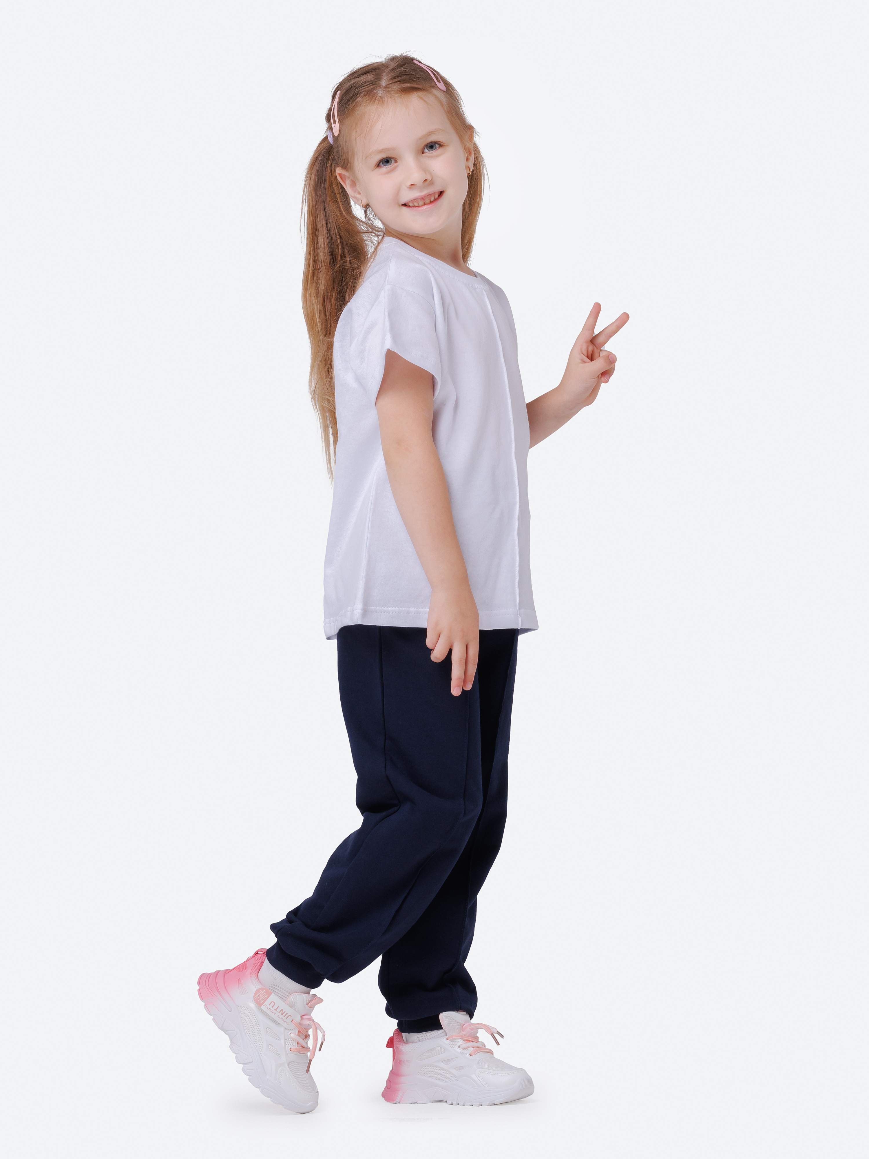 Спортивный костюм VEDDI 2080/6041фп-2024-белый/синий - фото 10