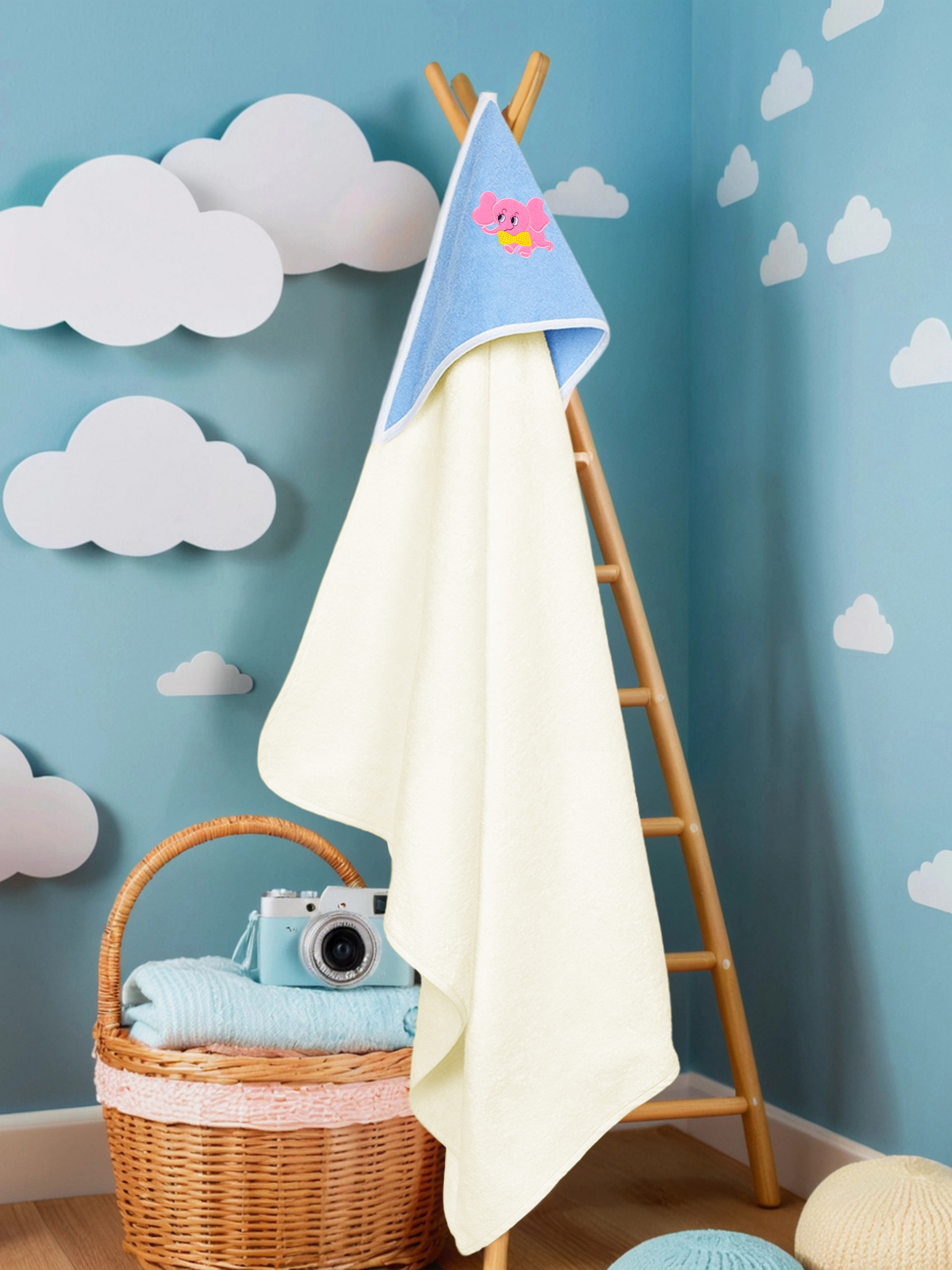 Полотенце уголок Wellness Малыш-01/54_СБ 80 x 100 см 1 шт. - фото 1