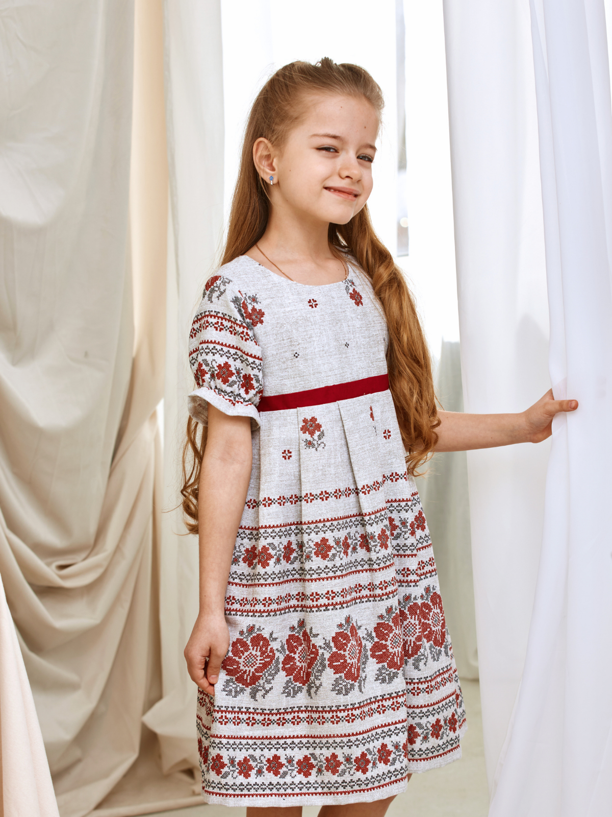 Платье MOUN платье_рогожка_р/ф_орнамент - фото 20