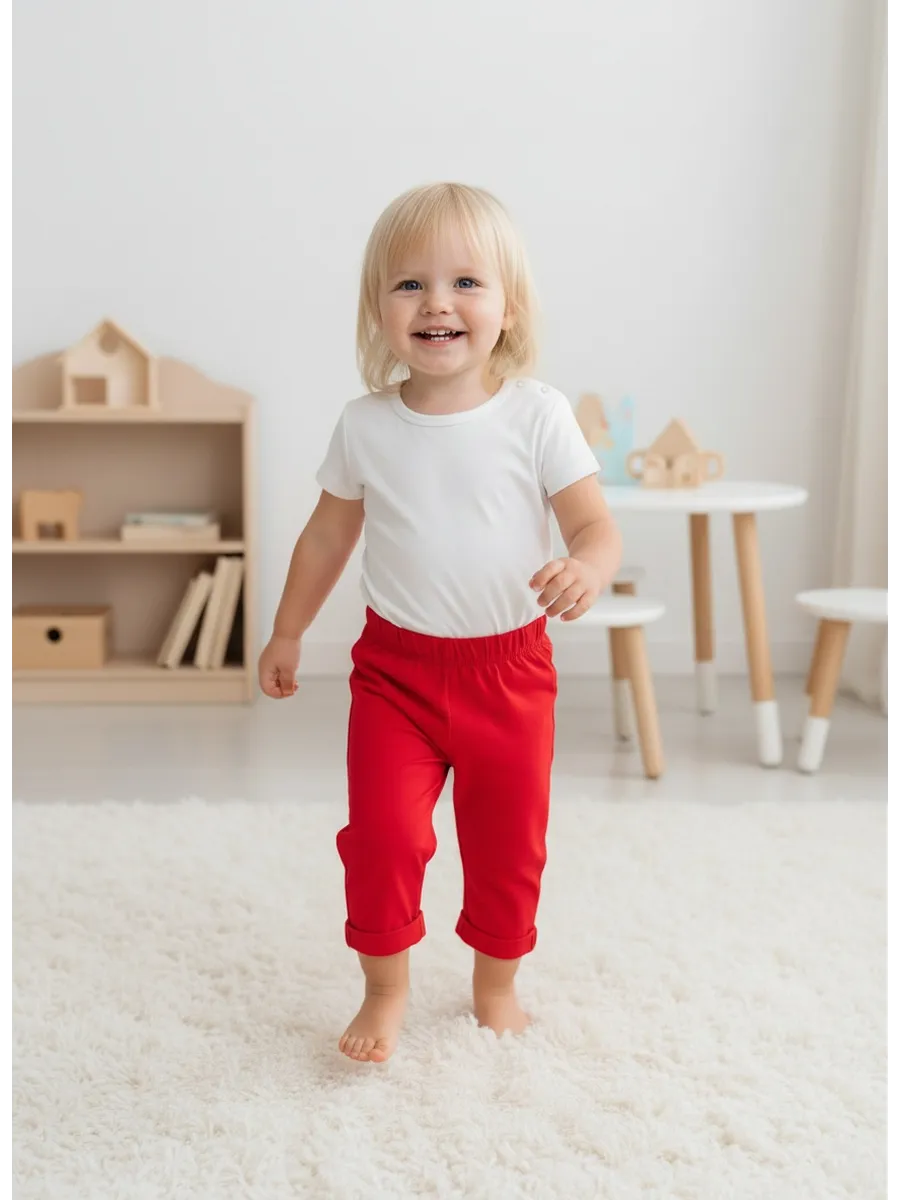 Штанишки Linas baby 1103-12 Фуксия - фото 5