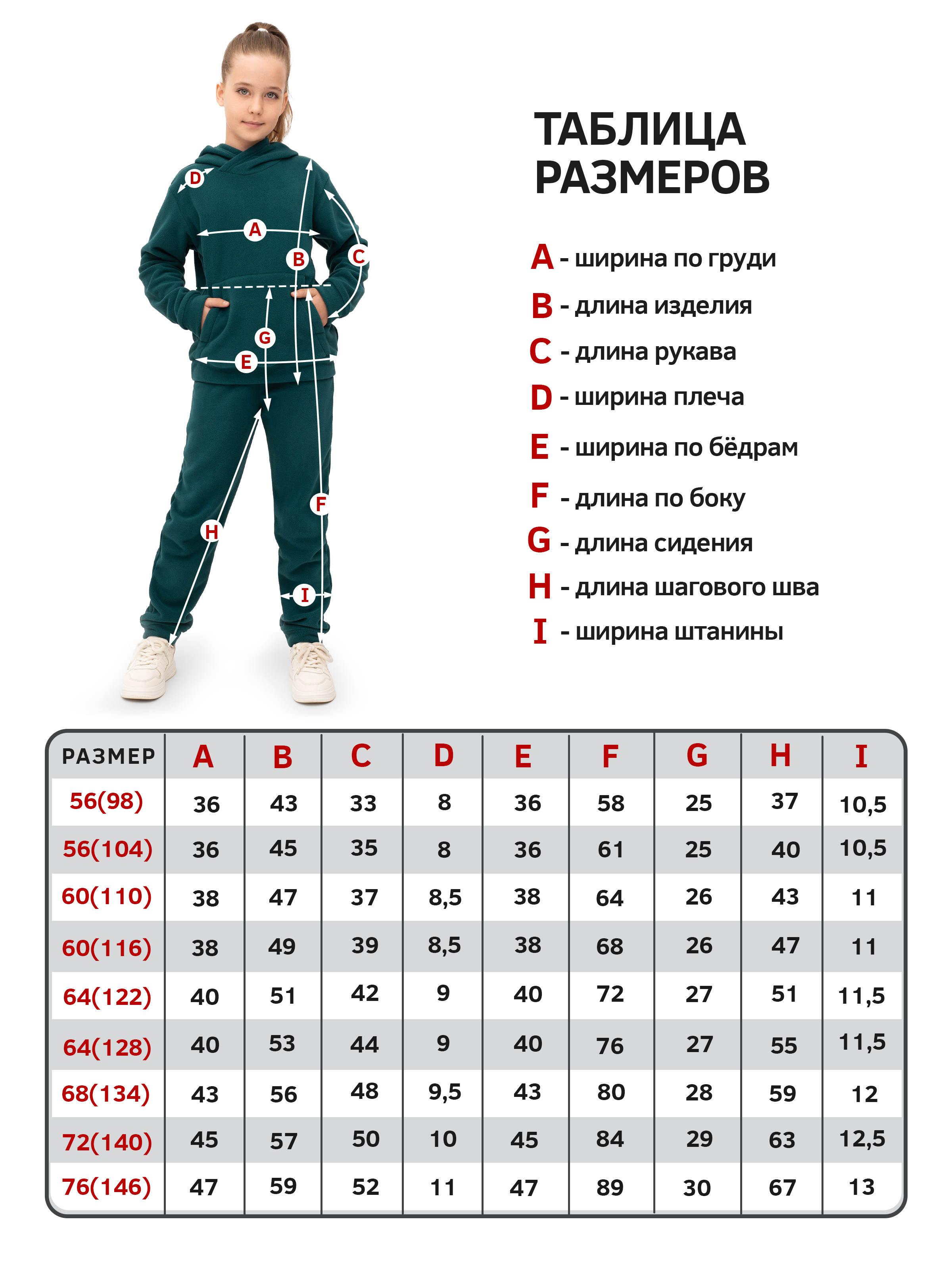 Костюм флисовый Утенок 7043г(ш) изумруд - фото 17