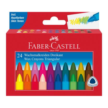 Восковые мелки Faber Castell 24 шт.