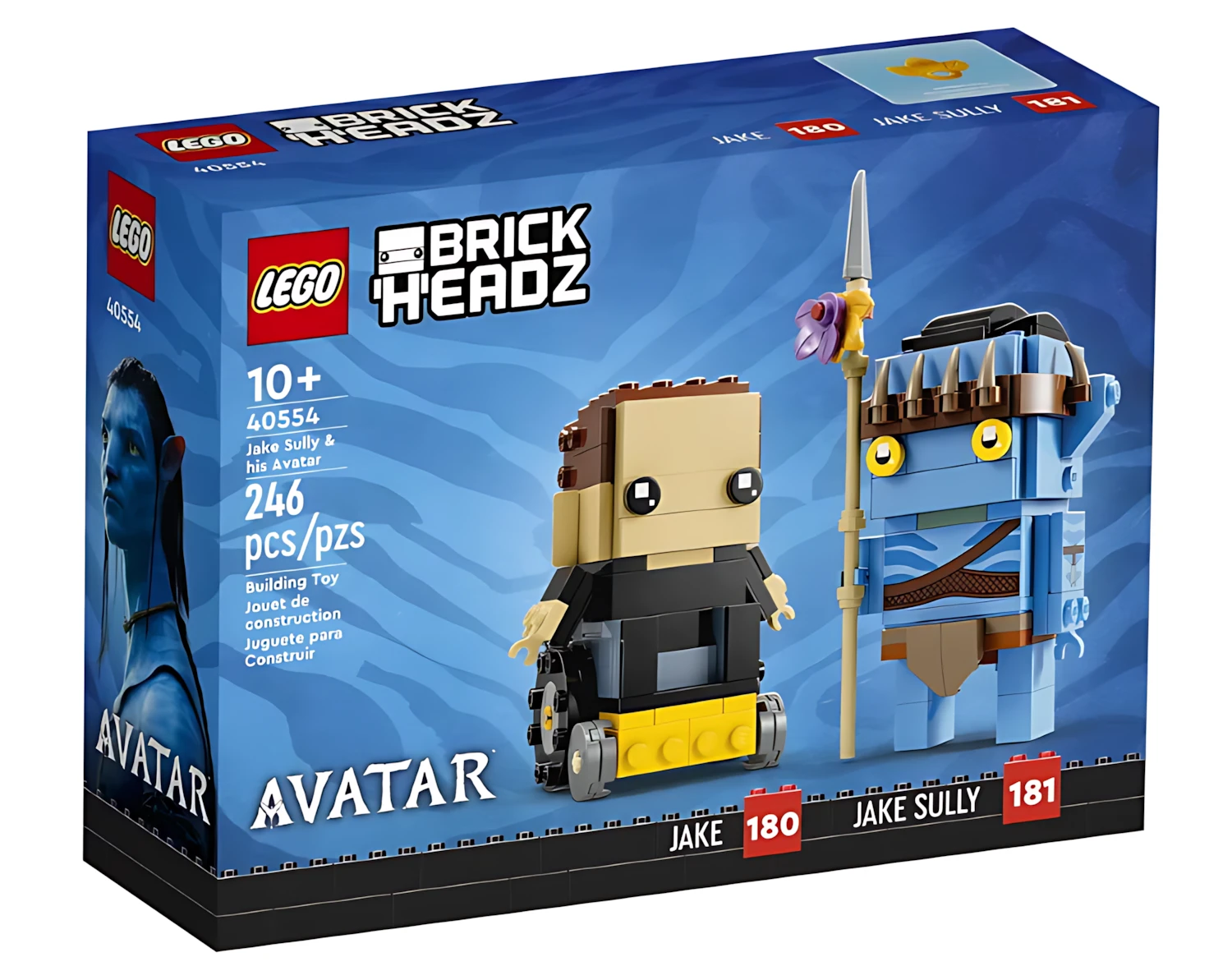 Изображение товара Конструктор LEGO Brickheadz 40554 Джейк Салли и его аватар