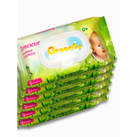 Влажные салфетки Greenty
