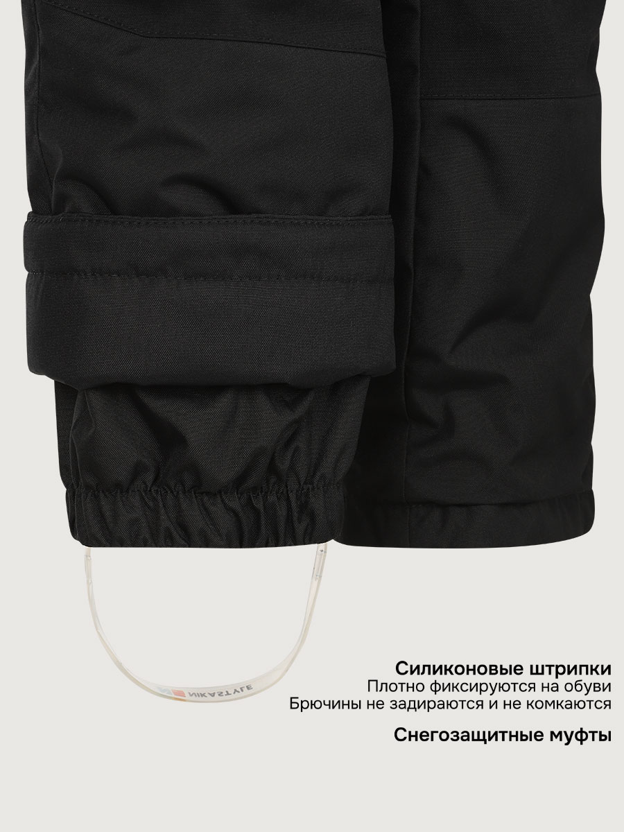 Куртка и полукомбинезон NIKASTYLE 7з5325 полынь/черный - фото 16