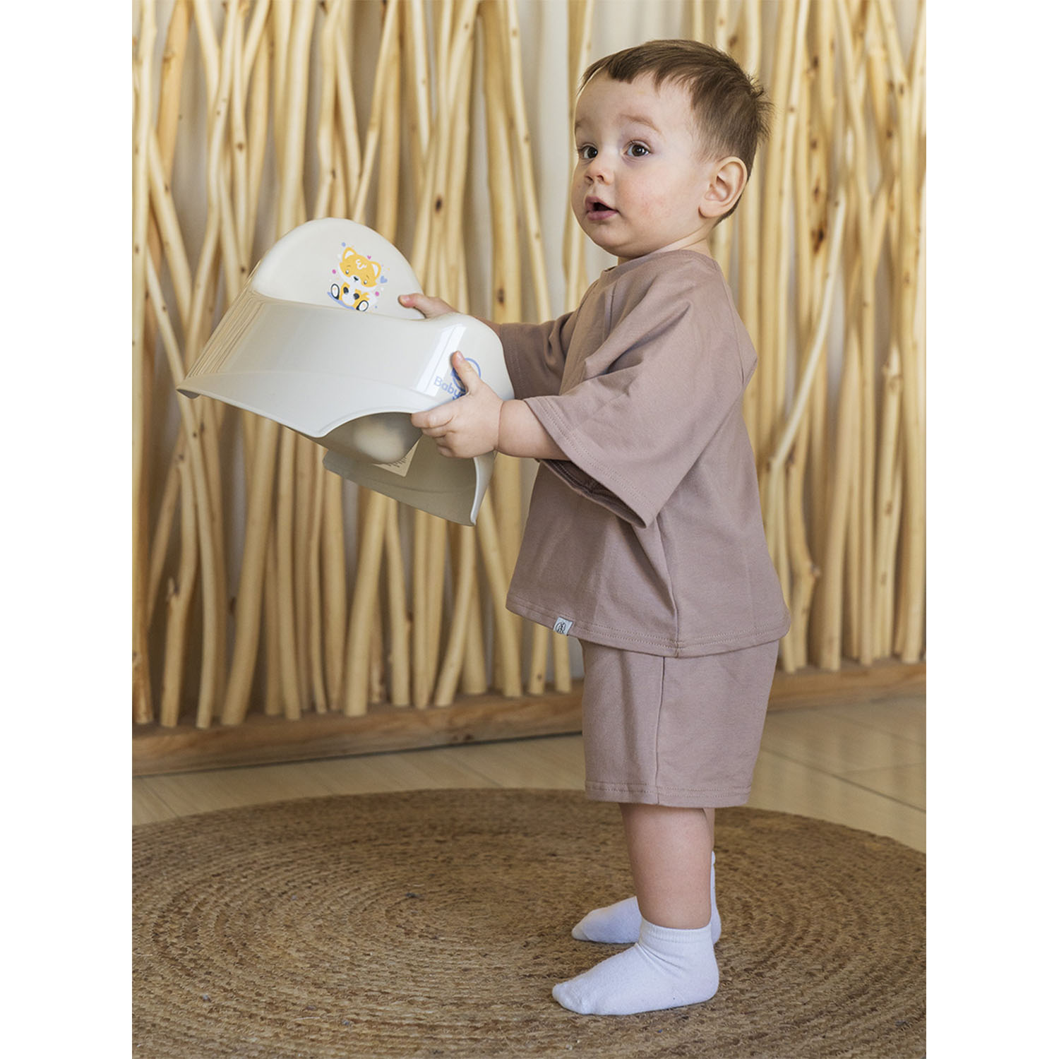 Горшок детский BabyCare Twinkle розовый - фото 11