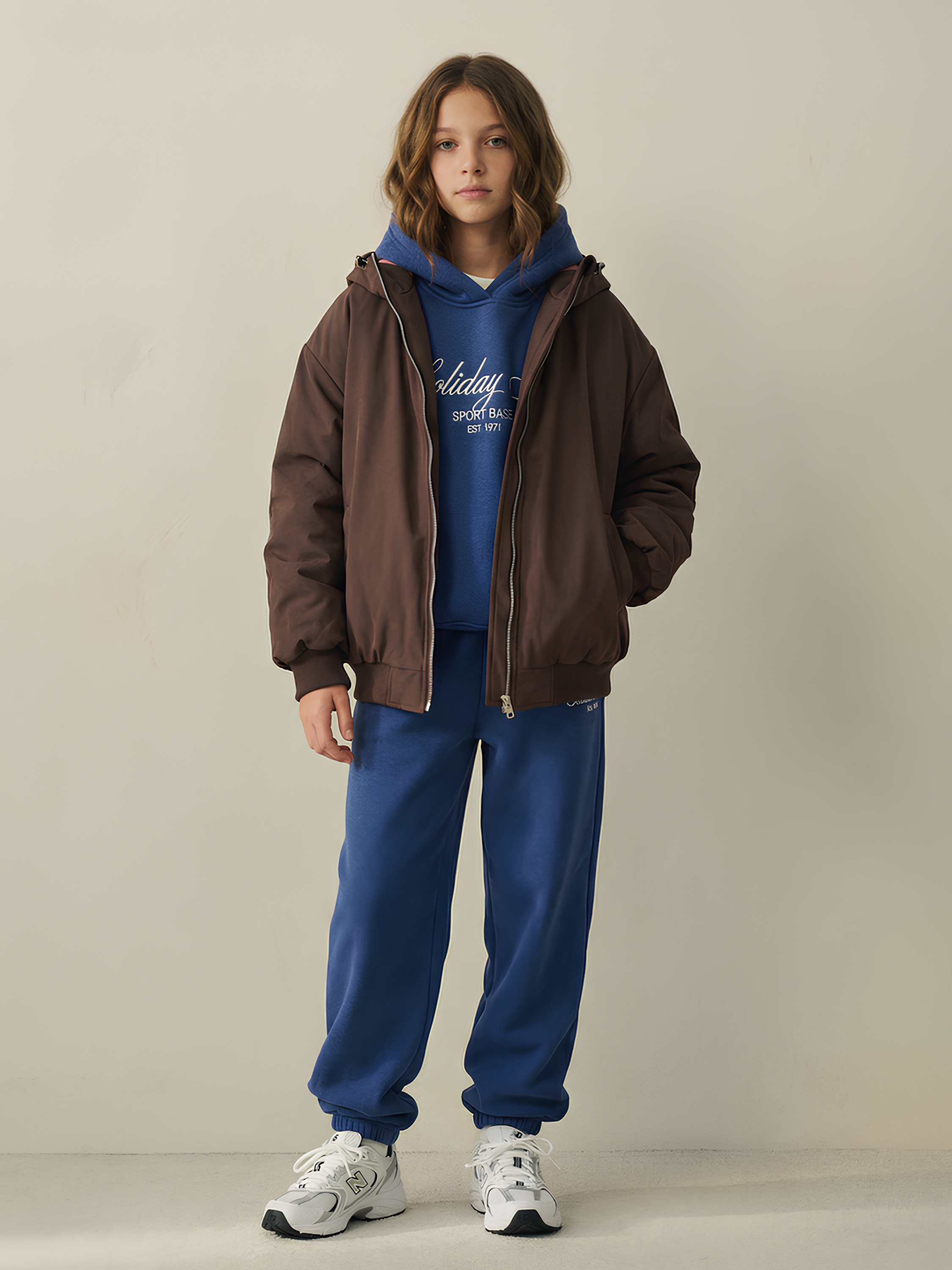 Бомбер MIRANAM БомберДляДевочкиКоричневый - фото 1