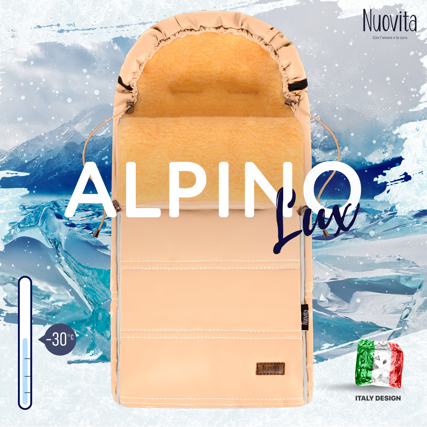 Конверт в коляску Nuovita Alpino Lux Pesco - фото 4