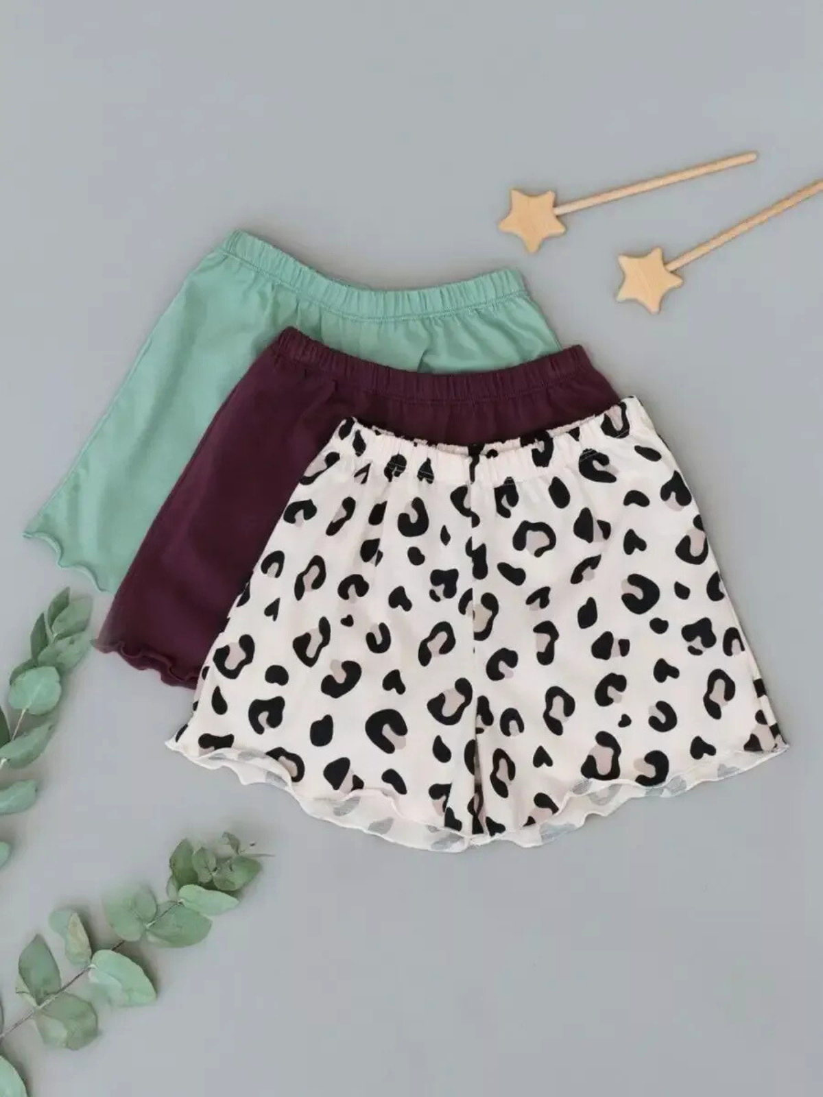 Шорты 3 шт Jelly Whale S23S02-3-Leo-Mnt-Brd - фото 1