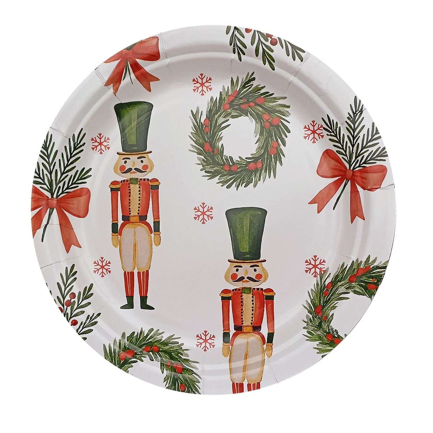 Тарелка бумажная . 230 мм 6шт - фото 1