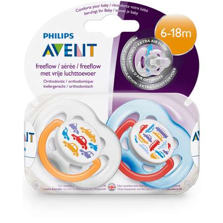 Пустышка Philips Avent от 6 мес. 2 шт.