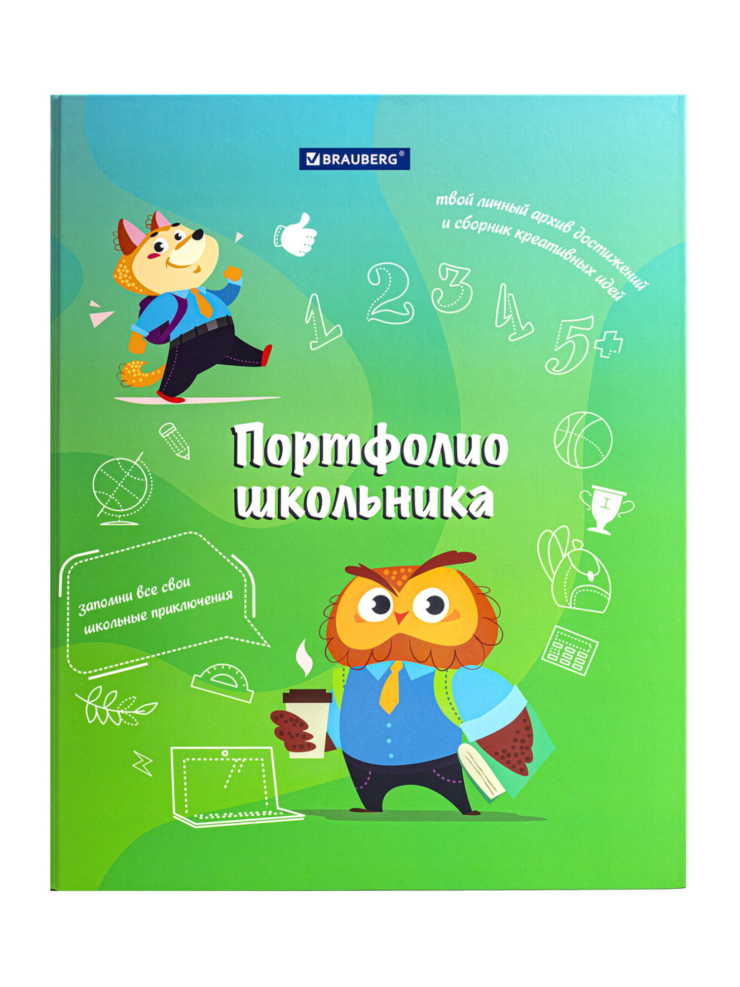 Папка для портфолио Brauberg школьника А4 на кольцах - фото 9