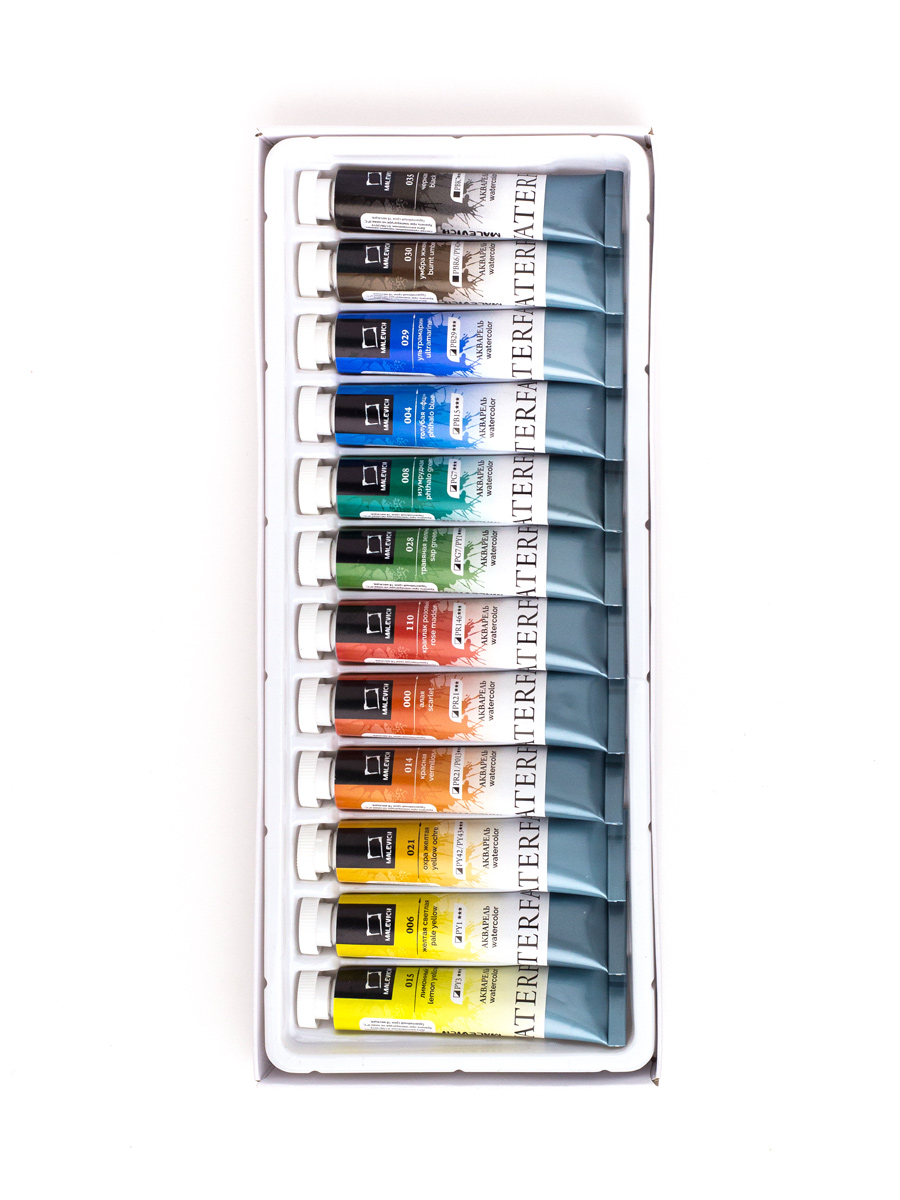 Краски акварель Малевичъ 12 цв. - фото 8