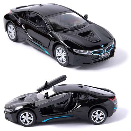Автомобиль KINSMART BMW i8 черная 1:36