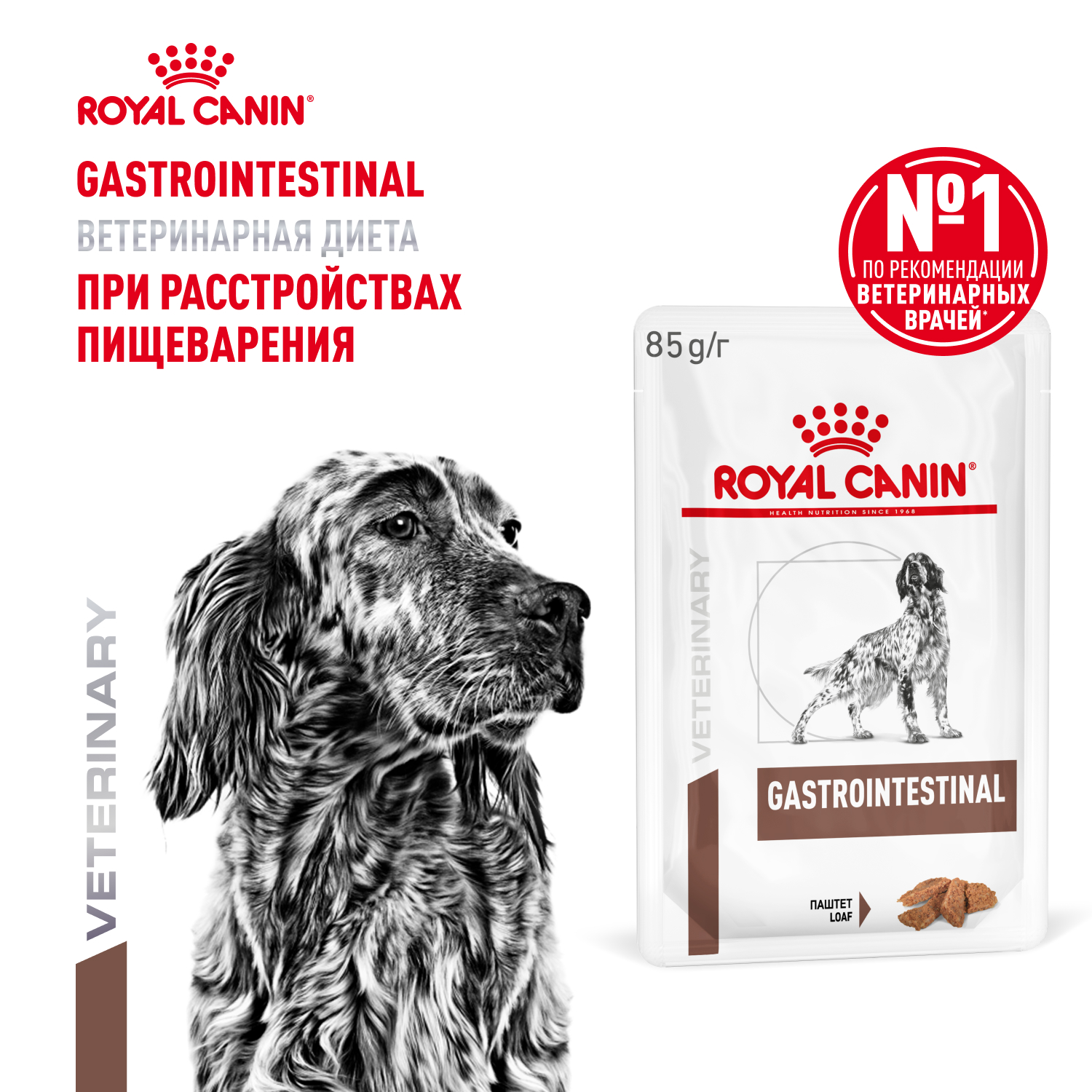 Корм для собак ROYAL CANIN Gastrointestinal полнорационный диетический для взрослых собак при расстройствах - фото 1